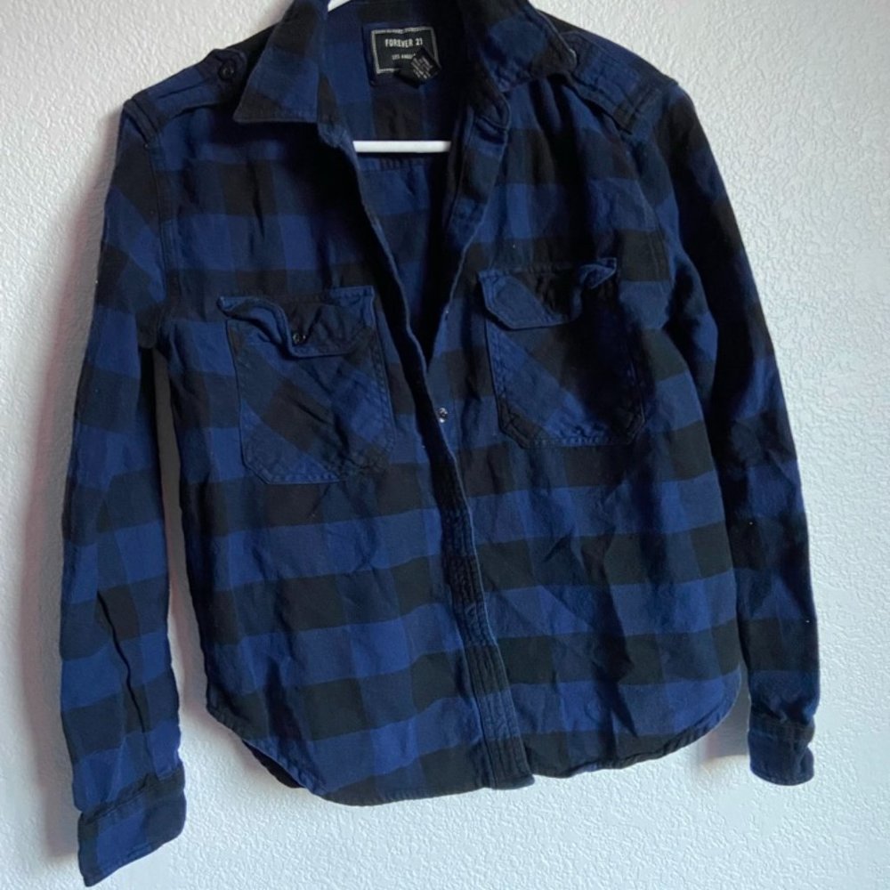 blue flannel